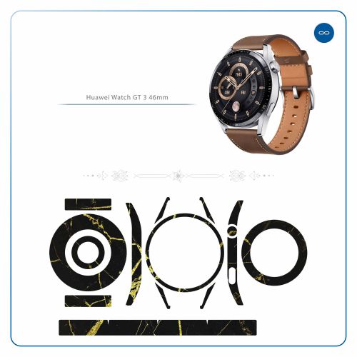 Huawei_Watch GT 3 46mm_Graphite_Gold_Marble_2
